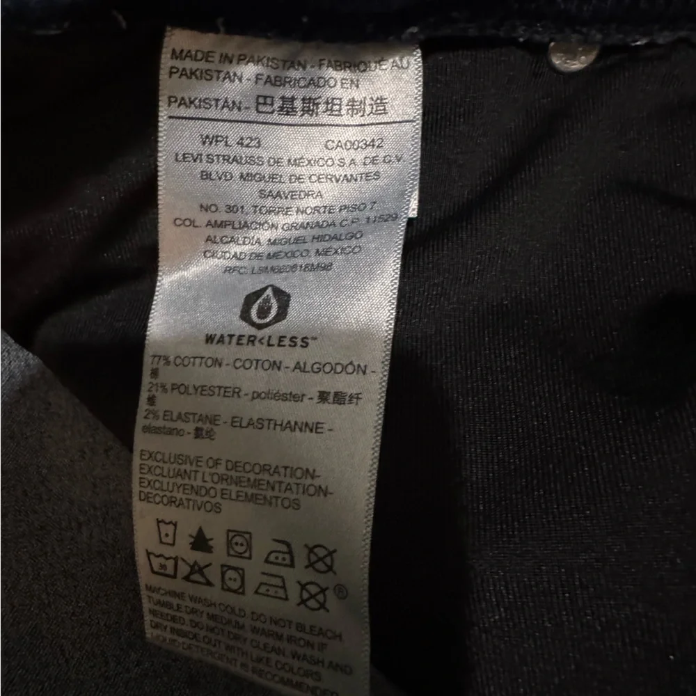 Women's Levi’s Dark Blue Jeans Jeggings - Picture 4 of 5